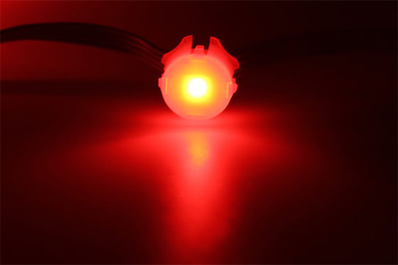 20mm LED点点光源 アドレス可能な色 IP67 DC12V スマートコントロールポイントライト 屋外恒久LEDライトモジュール