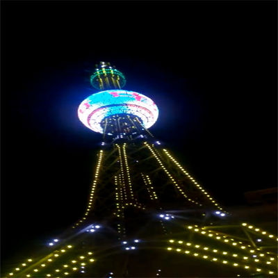 常設 高輝度 40mm RGBIC LEDピクセルライト IP67防水 屋外 LEDポイントライト