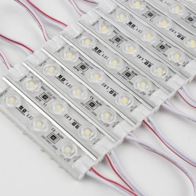 IP67 防水 PVC 射出成形 カスタム LED ライトモジュール DC12V SMD3030 広告サービス用