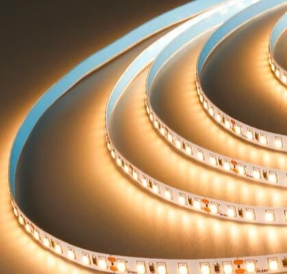 高密度 480LED 高効率 24V IP67 ホットホワイト 2700K ドットフリー 8mm COB LEDストライプライトキット