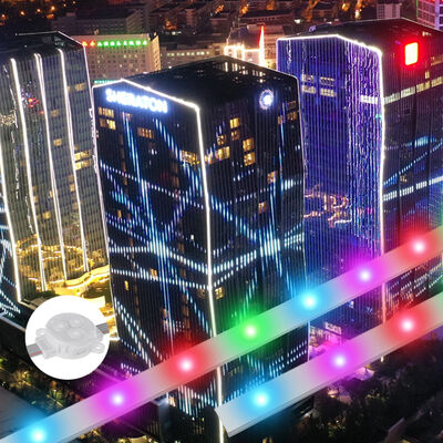 直接販売 30mm 防水 IP67 アドレス可能な RGB アルミプロファイル 恒久的な屋外クリスマスライト