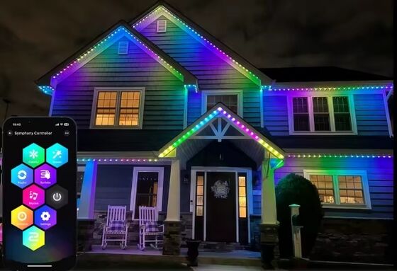 LED点灯 屋外 IP67 RGBW ピクセルライト 建物の玄関橋照明,景観照明,建築装飾