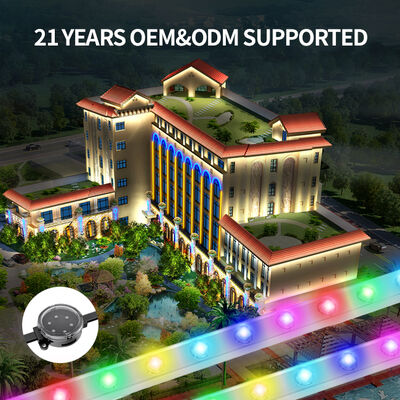 アドレス可能なRGBアルミニウムLED点灯源 IP67 アルミニウムプロファイル 恒久的な屋外LED点灯 クリスマスライト