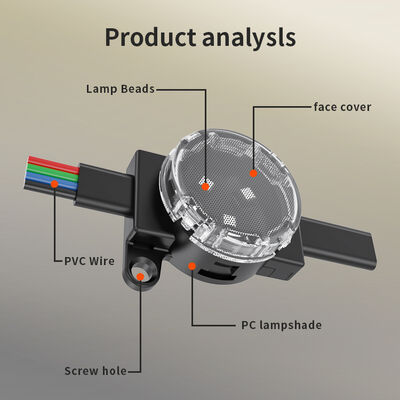 ホット 製品 LED インテリジェント RGBW 色とりどりの点点光源 防水 イーブライト 携帯電話 APP 音声制御 IP67