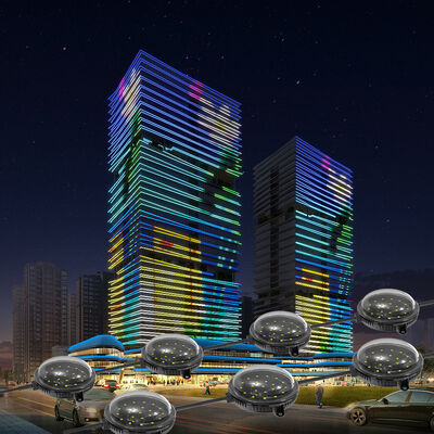 屋外照明用DMX512制御付きIP67防水高輝度RGB LEDポイントライト