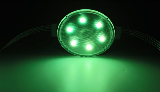 LEDピクセルポイント光源 屋外ビルディング照明 IP67 24V 50mm 1W 屋外 1800K-6500K