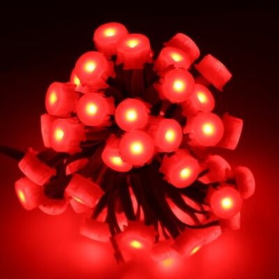 20mm DC5V RGB IP67 Waterproof LED Point Light Flexible For Commercial applications