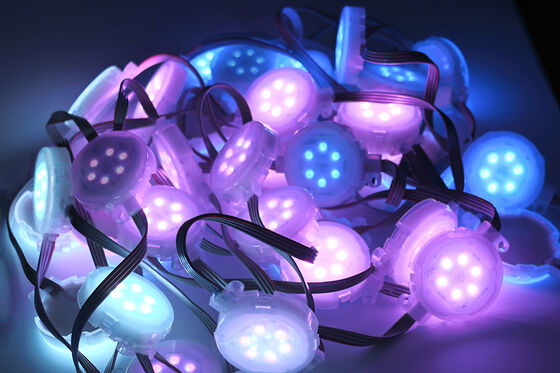 50mm RGB フルカラー IP67 防水 LED点灯 耐久性PCハウジング 雰囲気照明 DJステージショーとシーン装飾用