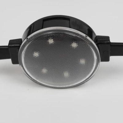 IP67 アウトドア 40mm 2W RGBW LED点光源 ホテルの玄関壁の飾り付けのための48V DMX制御