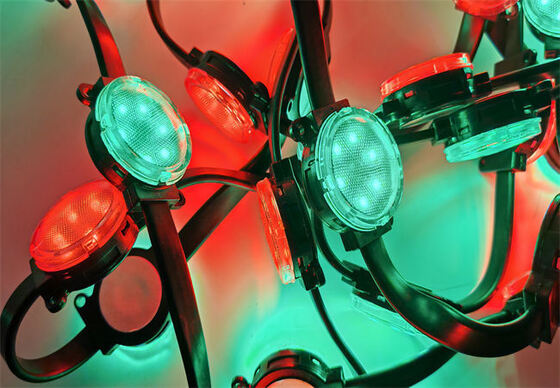 DC48V 40mm RGBW IP67 建物のファサード照明用 LED ピクセル ライトを防水します。