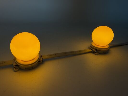 40 ミリメートル RGB フルカラー 24 V IP67 PC LED ポイントライト屋外建物ファサード風景庭の装飾