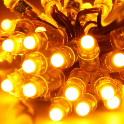 黄色い色12V IP67 0.13W 12MM LEDピクセル モジュール