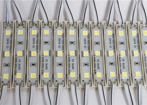 5054 LEDモジュールのライト ボックスのための高い明るさ12V 3led防水IP65 LED広告印