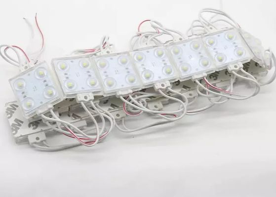 12V正方形は箱4leds 1wの屋外の白い導かれたバックライト モジュールを広告するためのモジュールを導いた