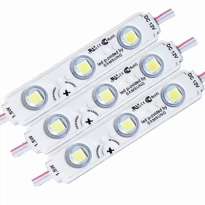 韓国サムスン12Vの絶対値3つのLEDs 5054 5050レンズが付いている2835の注入LEDモジュール